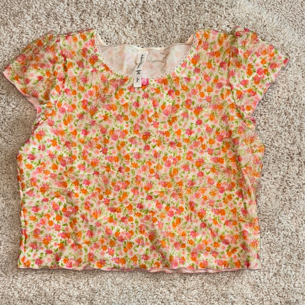 For Love & Lemons Floral Top - Size M